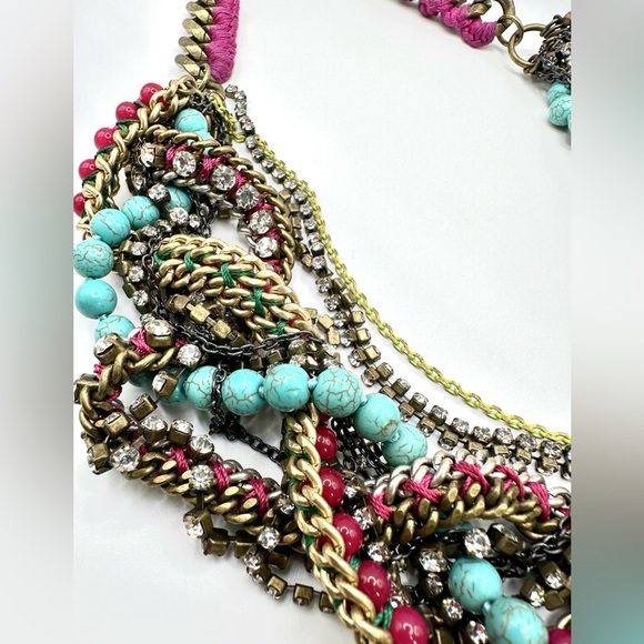 Stella and Dot Bamboleo Necklace - Retired Retail $228-Statement Necklace - Picture 3 of 10